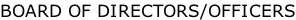 BOARD OF DIRECTORS/OFFICERS